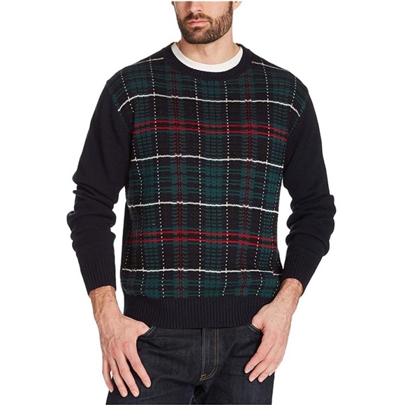 Alan Flusser Other - Alan Flusser Plaid Sweater Tartan Crewneck Pullover Men’s Size XL New w/Tag